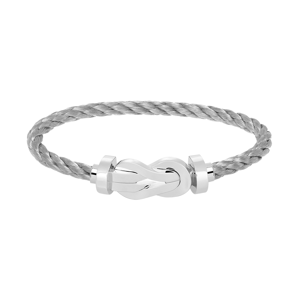 ¡®Loco¡¯CHANCE LARGE 8 FIGURE BUCKLE NO DIAMOND BRACELET SILVER