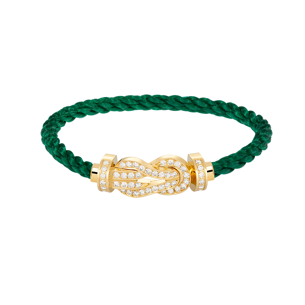 ¡®Loco¡¯CHANCE LARGE 8 FIGURE BUCKLE FULLDIAMOND BRACELET GOLD