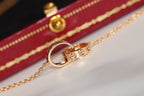 ¡®Loco¡¯LOVE NECKLACE PINK GOLD AND SILVER