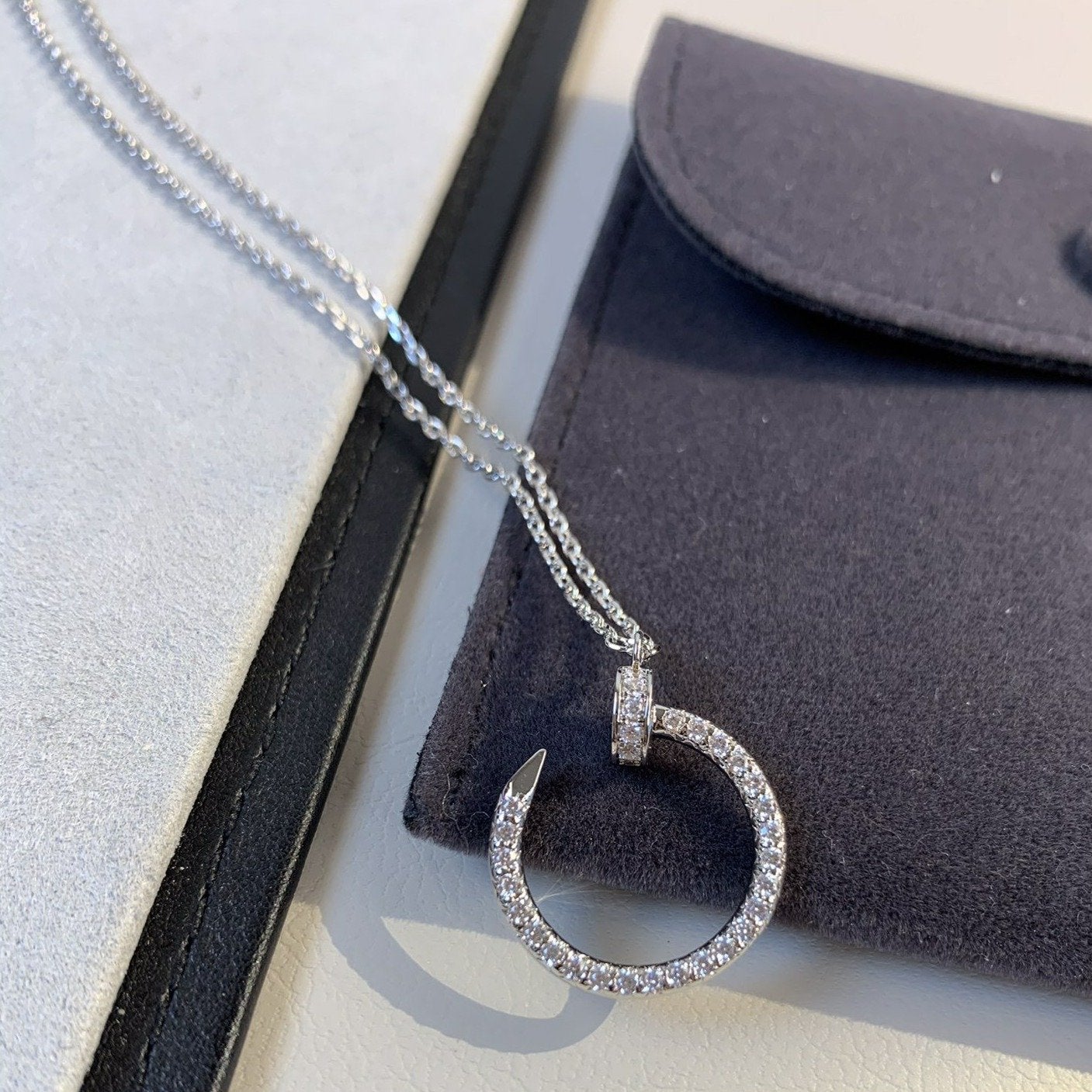 ¡®Loco¡¯JUSTE NECKLACE SILVER DIAMONDS