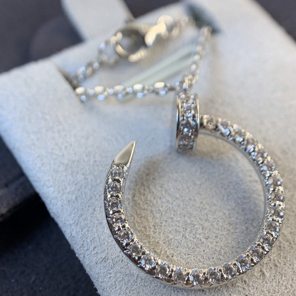 ¡®Loco¡¯JUSTE NECKLACE SILVER DIAMONDS