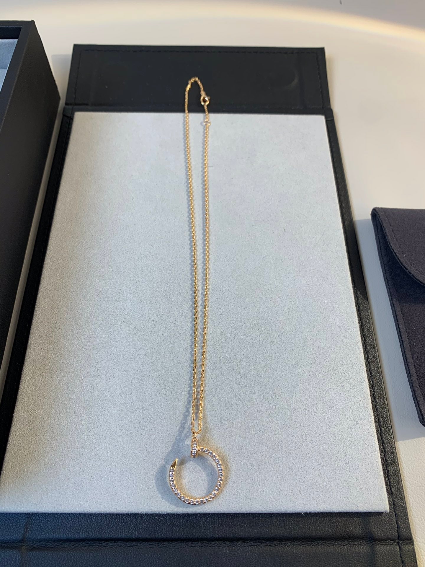 ¡®Loco¡¯JUSTE NECKLACE PINK GOLD DIAMONDS
