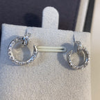 ¡®Loco¡¯JUSTE EARRINGS SILVER DIAMONDS