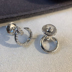 ¡®Loco¡¯JUSTE EARRINGS SILVER DIAMONDS