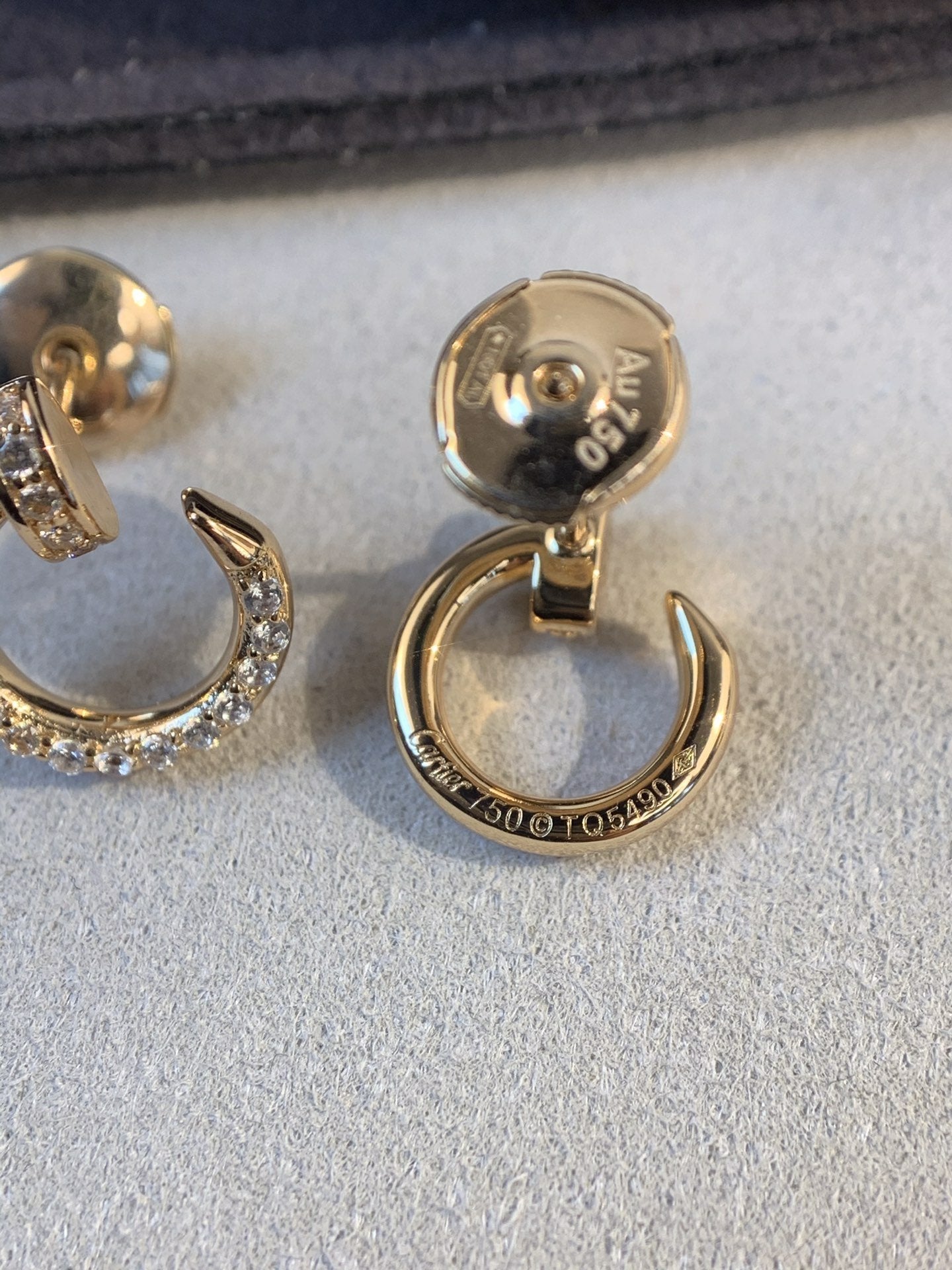¡®Loco¡¯JUSTE EARRINGS GOLD DIAMONDS