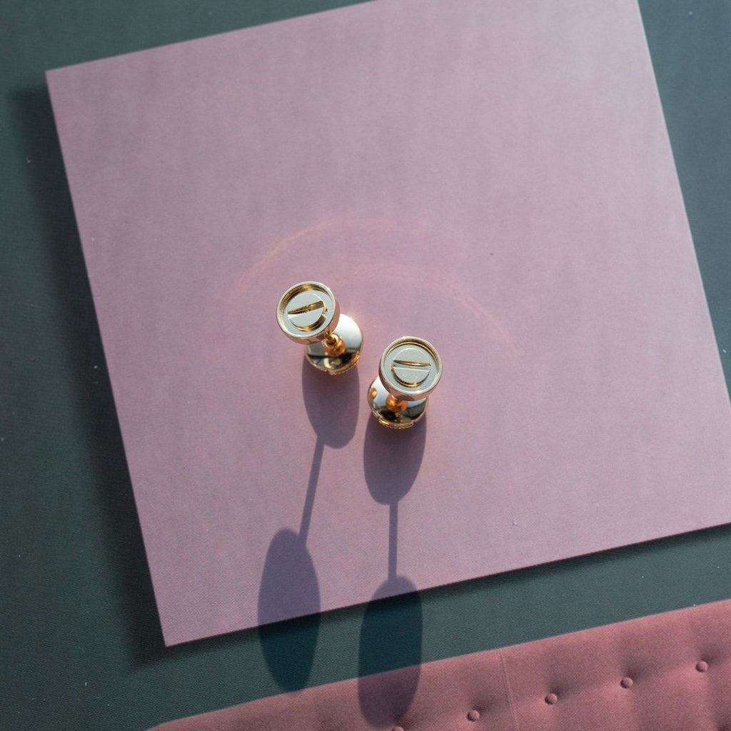 ¡®Loco¡¯LOVE EARRINGS PINK GOLD 10MM
