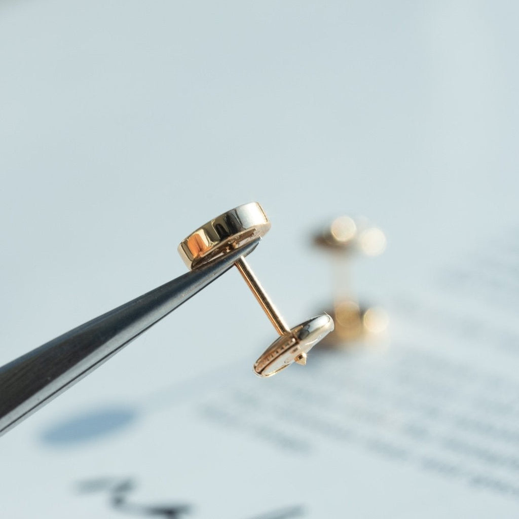 ¡®Loco¡¯LOVE EARRINGS PINK GOLD 10MM