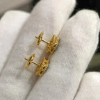 ¡®Loco¡¯CLOVER MINI 9.5MM MALACHITE  EARRINGS