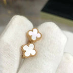 ¡®Loco¡¯CLOVER MINI 9.5MM WHITE MOP EARRINGS