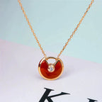 ¡®Loco¡¯AMULETTE GOLD CARNELIAN ONYX NECKLACE