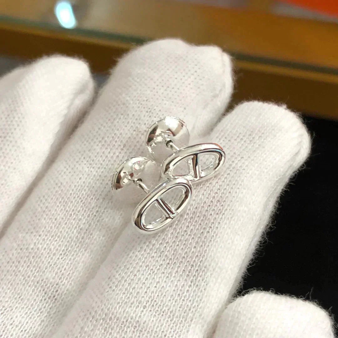 ¡®Loco¡¯CHAINE SMALL EARRINGS GOLD AND SILVER