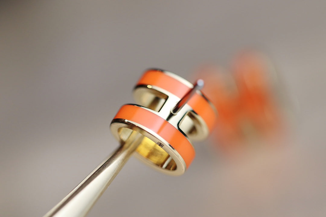 ¡®Loco¡¯MINI POP H EARRINGS ORANGE