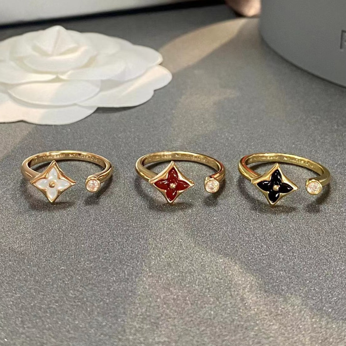 ¡®Loco¡¯STAR 1 DIAMOND OPEN RING
