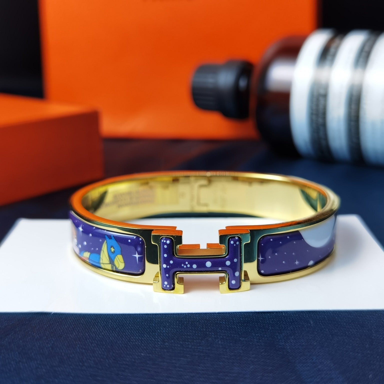 ¡®Loco¡¯H STAR AND MOON BRACELET 12MM