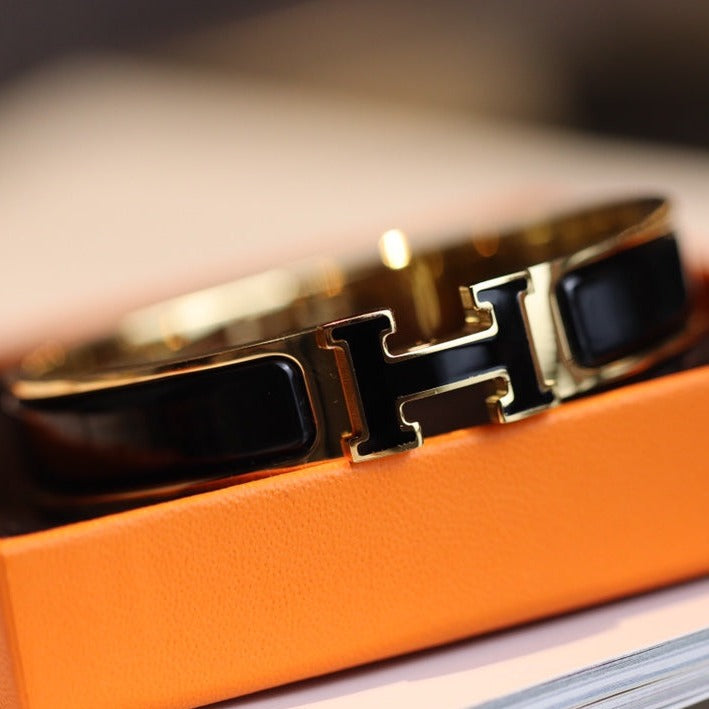 ¡®Loco¡¯H BRACELET 12MM GOLD