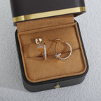 ¡®Loco¡¯JUSTE EARRINGS 12.75MM PINK GOLD DIAMOND