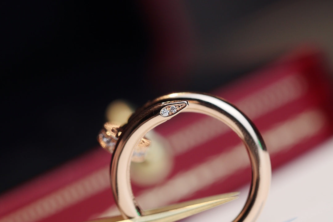 ¡®Loco¡¯JUSTE RING 2.65MM PINK GOLD DIAMOND