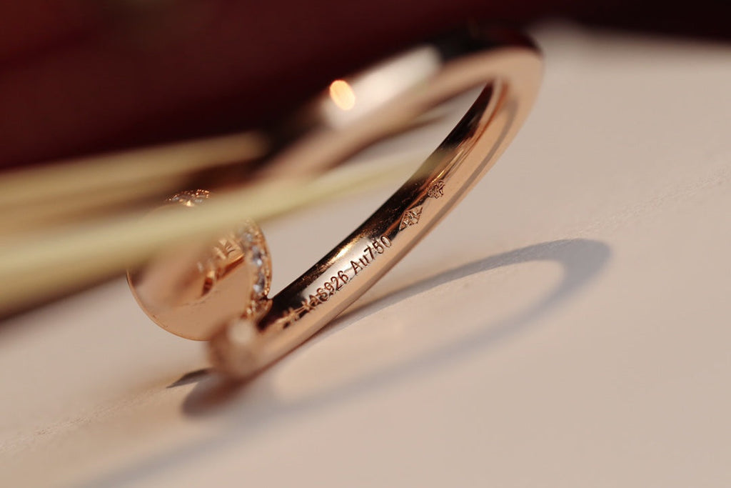 ¡®Loco¡¯JUSTE RING 2.65MM PINK GOLD DIAMOND