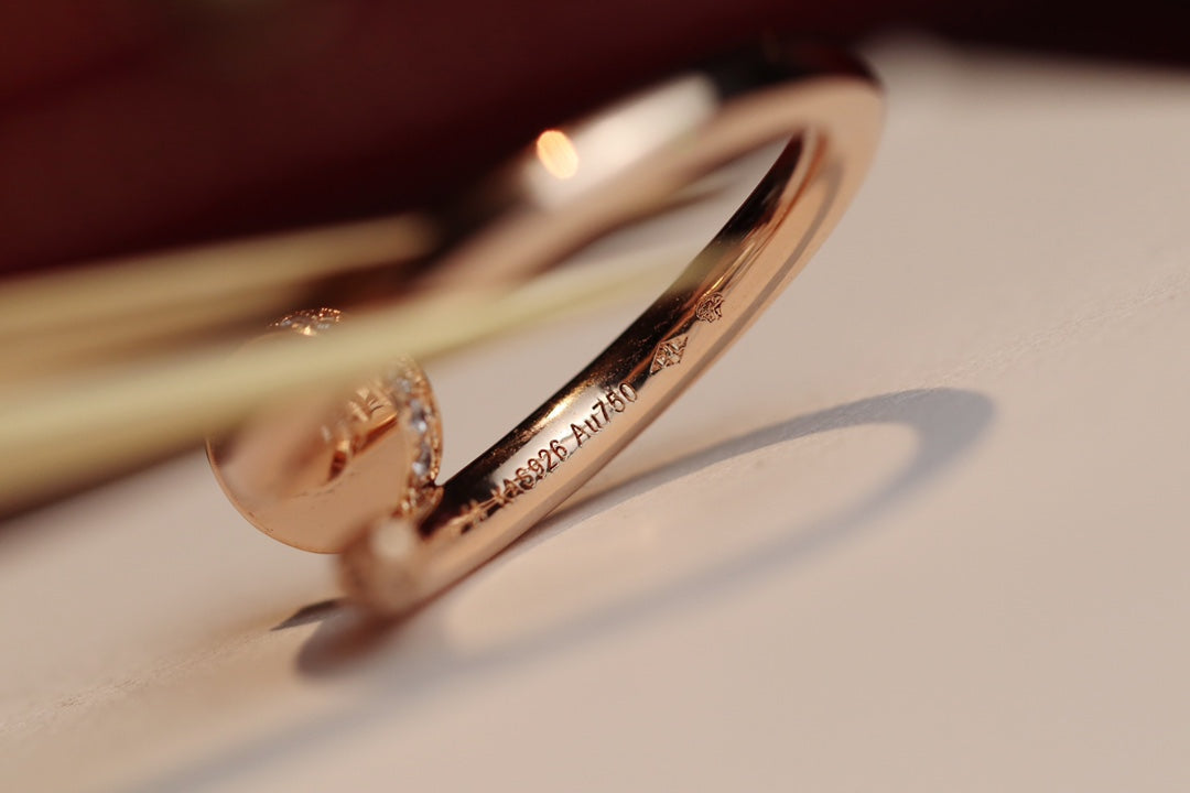 ¡®Loco¡¯JUSTE RING 2.65MM PINK GOLD DIAMOND