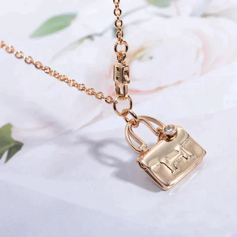 ¡®Loco¡¯AMULETTE PEDANT ROSE GOLD NECKLACE
