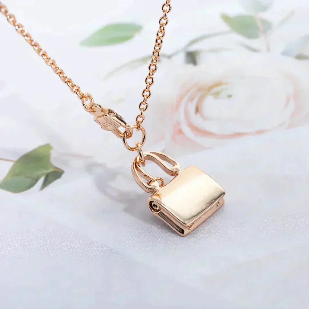 ¡®Loco¡¯AMULETTE PEDANT ROSE GOLD NECKLACE