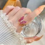 ¡®Loco¡¯TWIN BUTTERFLY DIAMOND RING