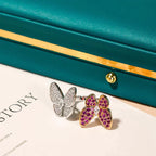 ¡®Loco¡¯TWIN BUTTERFLY DIAMOND RING
