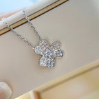 ¡®Loco¡¯CLOVER DIAMOND NECKLACE SILVER