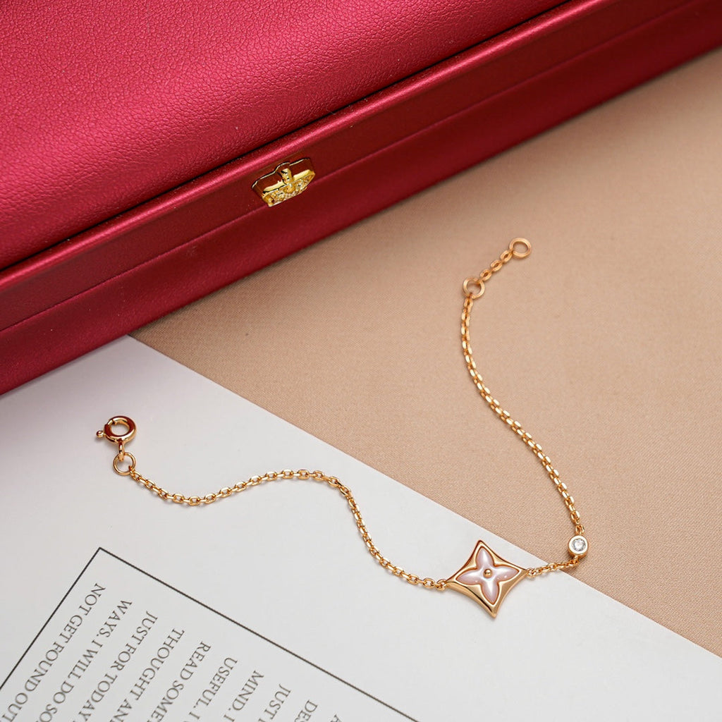 ¡®Loco¡¯STAR 1 DIAMOND PINK GOLD BRACELET
