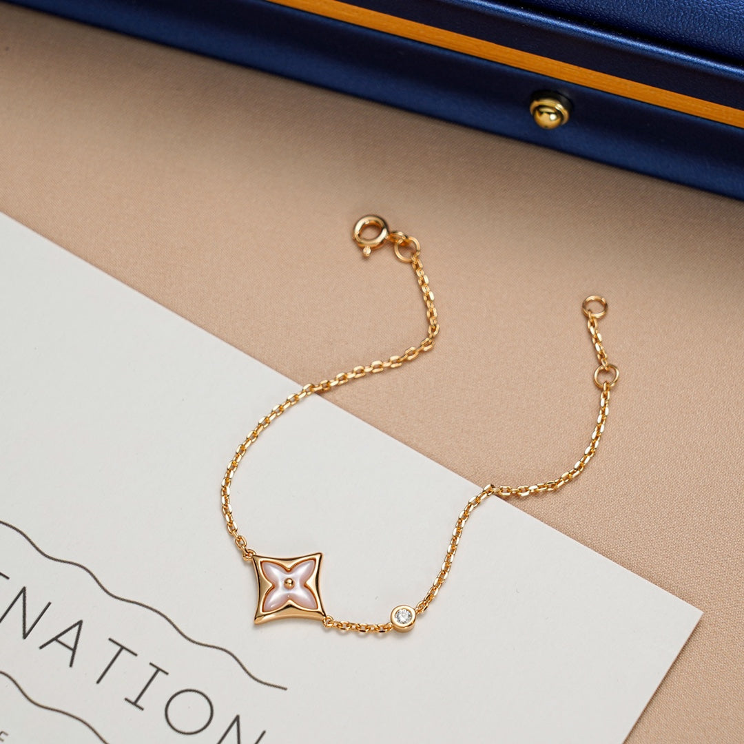 ¡®Loco¡¯STAR 1 DIAMOND PINK GOLD BRACELET