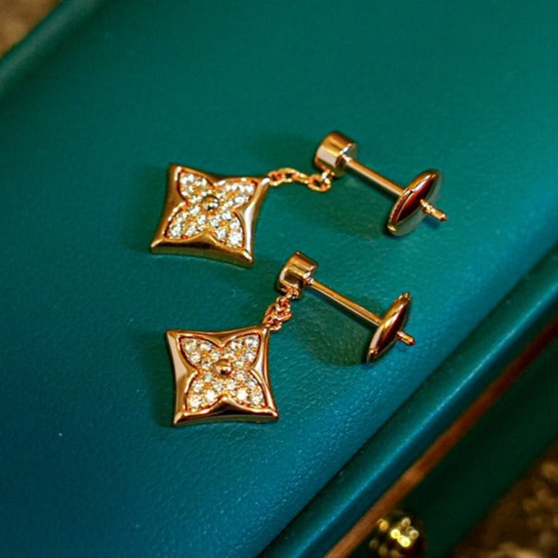 ¡®Loco¡¯STAR DIAMONDS EARRINGS GOLD