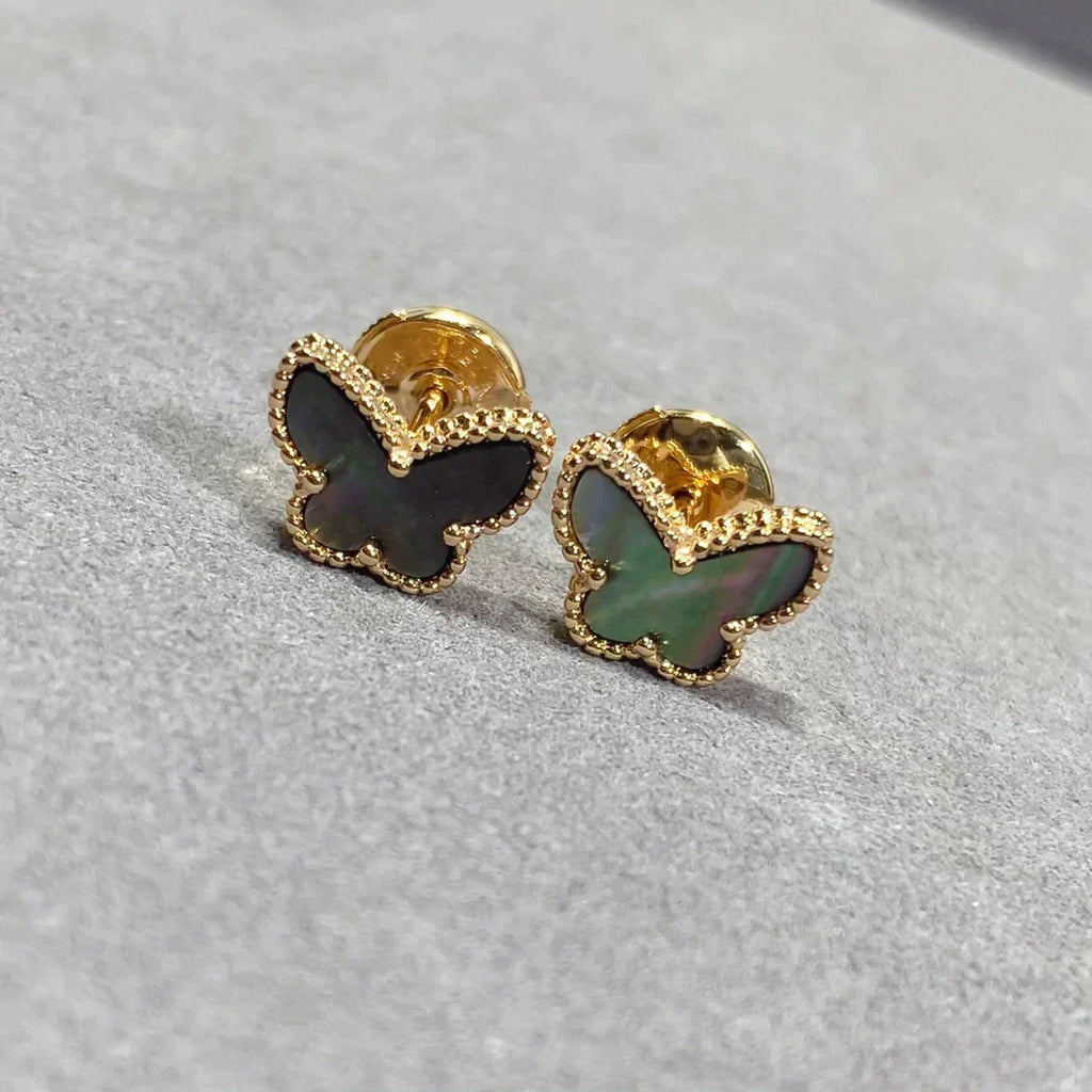 ¡®Loco¡¯BUTTERFLY DARK MOP  EARRINGS