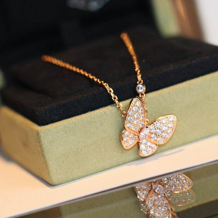 ¡®Loco¡¯BUTTERFLY DIAMOND NECKLACE