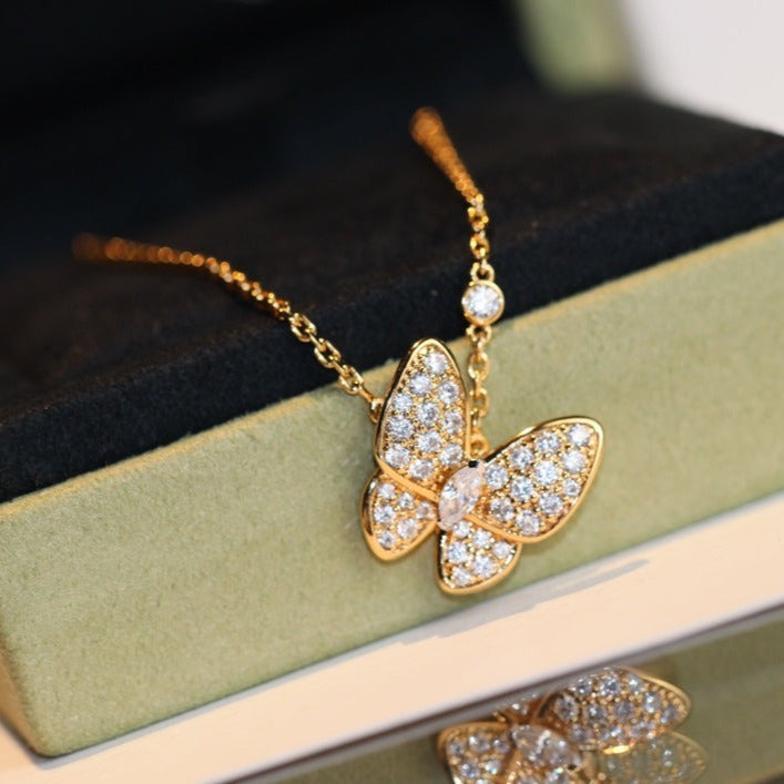 ¡®Loco¡¯BUTTERFLY DIAMOND NECKLACE