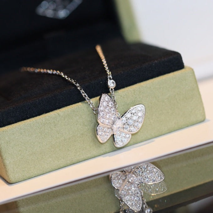 ¡®Loco¡¯BUTTERFLY DIAMOND NECKLACE