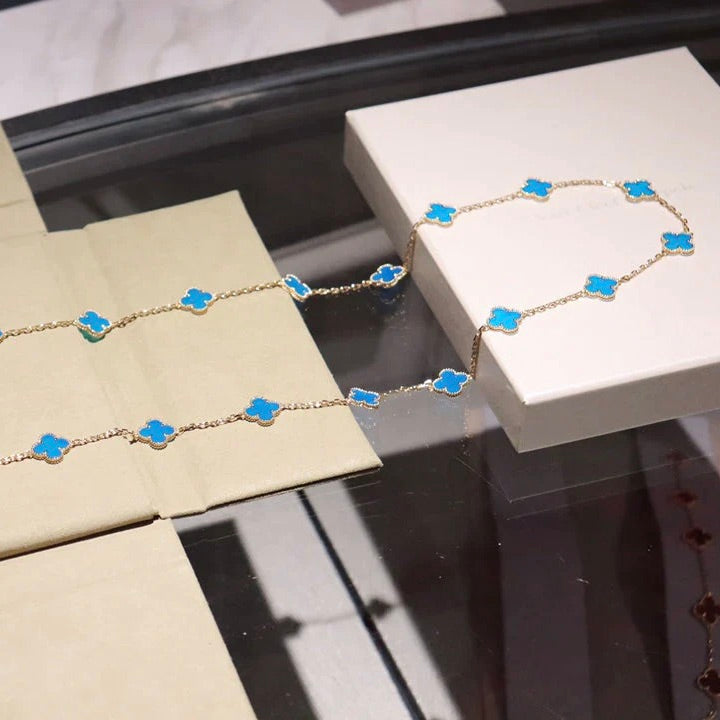 ¡®Loco¡¯CLOVER 20 MOTIFS TURQUOISE GOLD