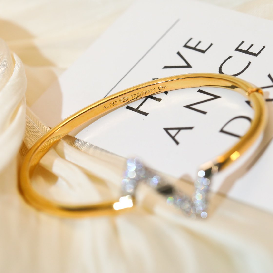 ¡®Loco¡¯VOLTE UPSITE DOWN GOLD DIAMOND BRACELET