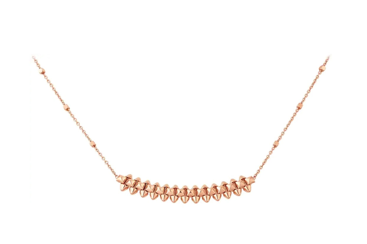 ¡®Loco¡¯CLASH PINK GOLD NECKLACE