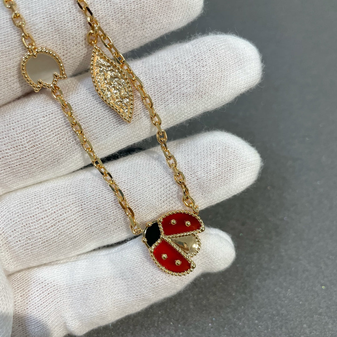 ¡®Loco¡¯LUCKY SPRING 15 MOTIFS GOLD NECKLACE