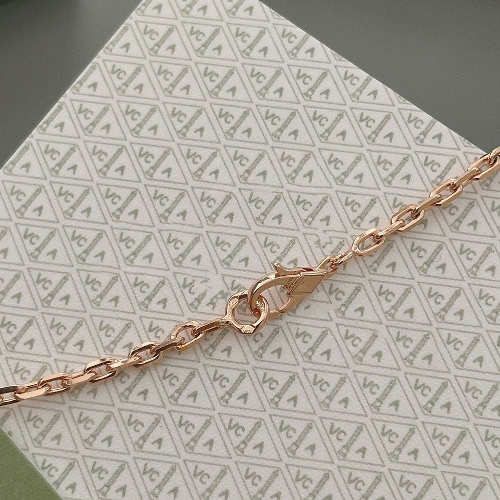 ¡®Loco¡¯LUCKY SPRING 15 MOTIFS ROSE GOLD NECKLACE