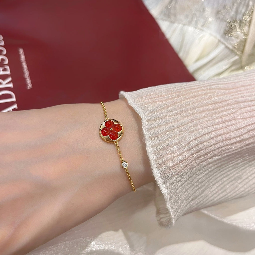 ¡®Loco¡¯SUN PEDANT CARNELIAN BRACELET