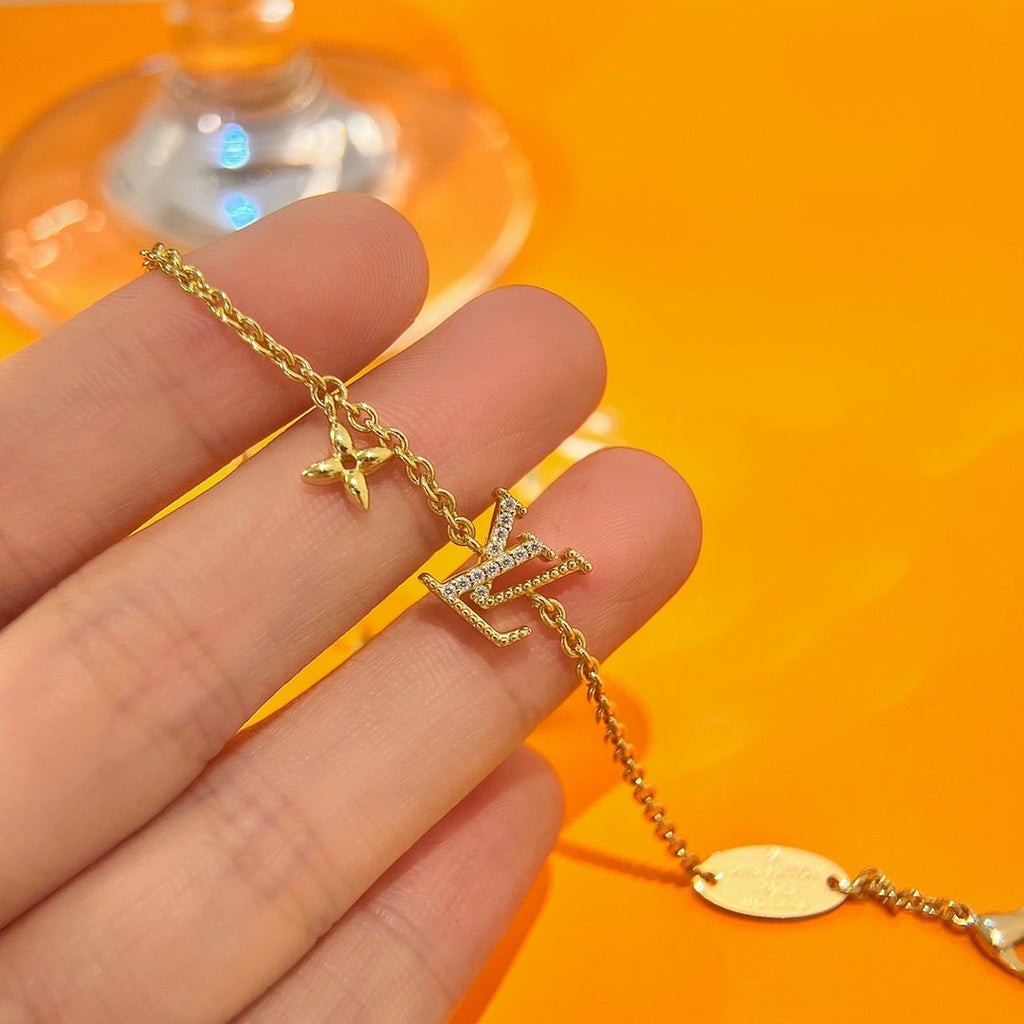 ¡®Loco¡¯LOGO STAR MOTIF GOLD BRACELET