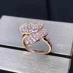 ¡®Loco¡¯BUTTERFLY PINK GOLD DIAMOND RING
