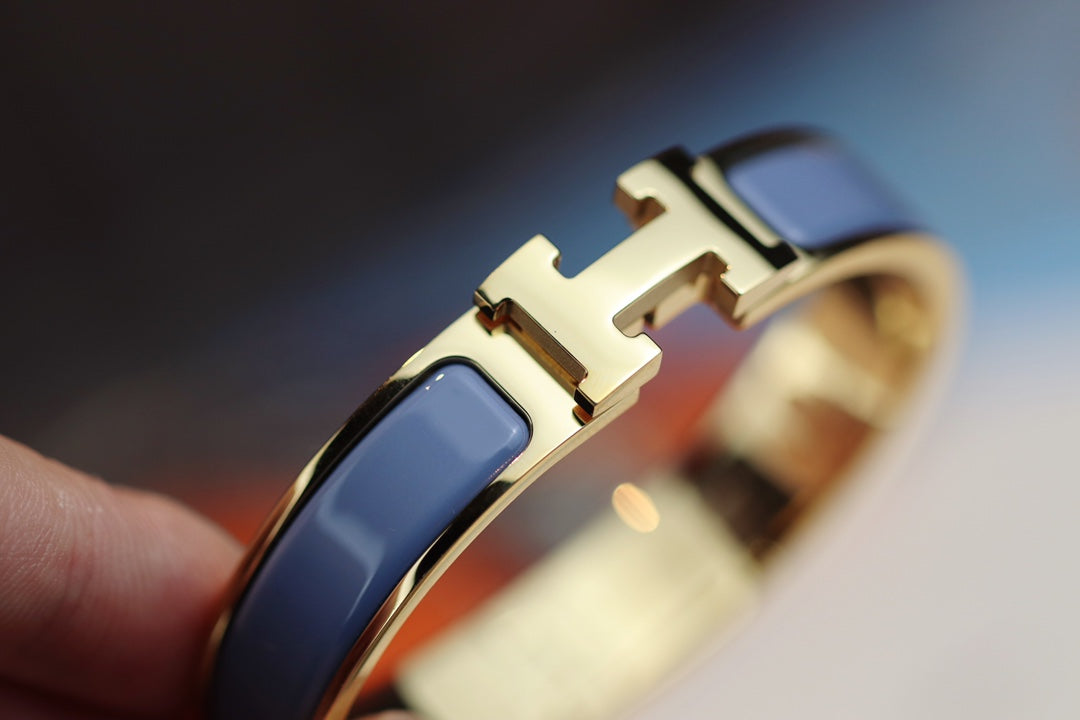 ¡®Loco¡¯H BRACELET 12MM BLUE GRAY