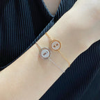 [Loco]LUCKY MOVE DIAMOND PAVED BRACELET
