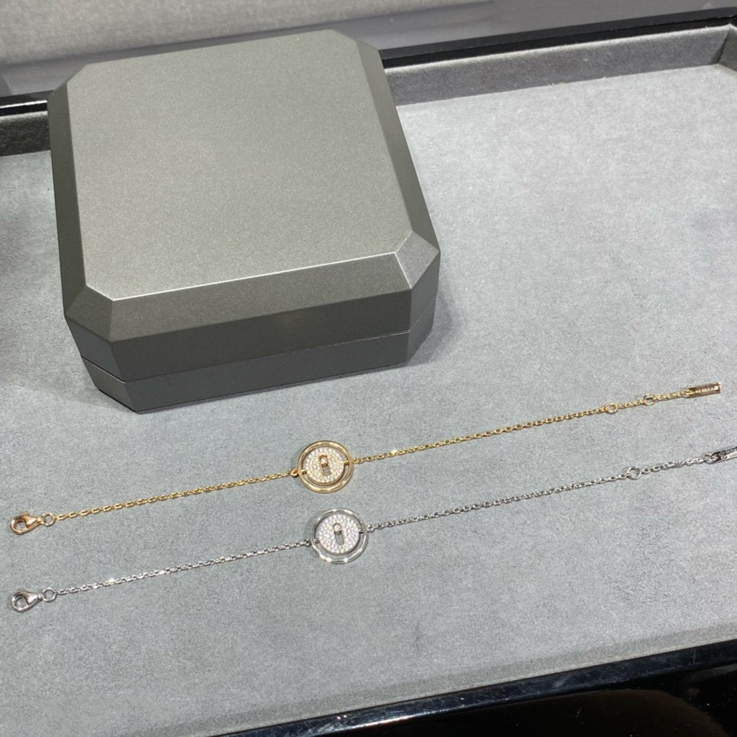 [Loco]LUCKY MOVE DIAMOND PAVED BRACELET