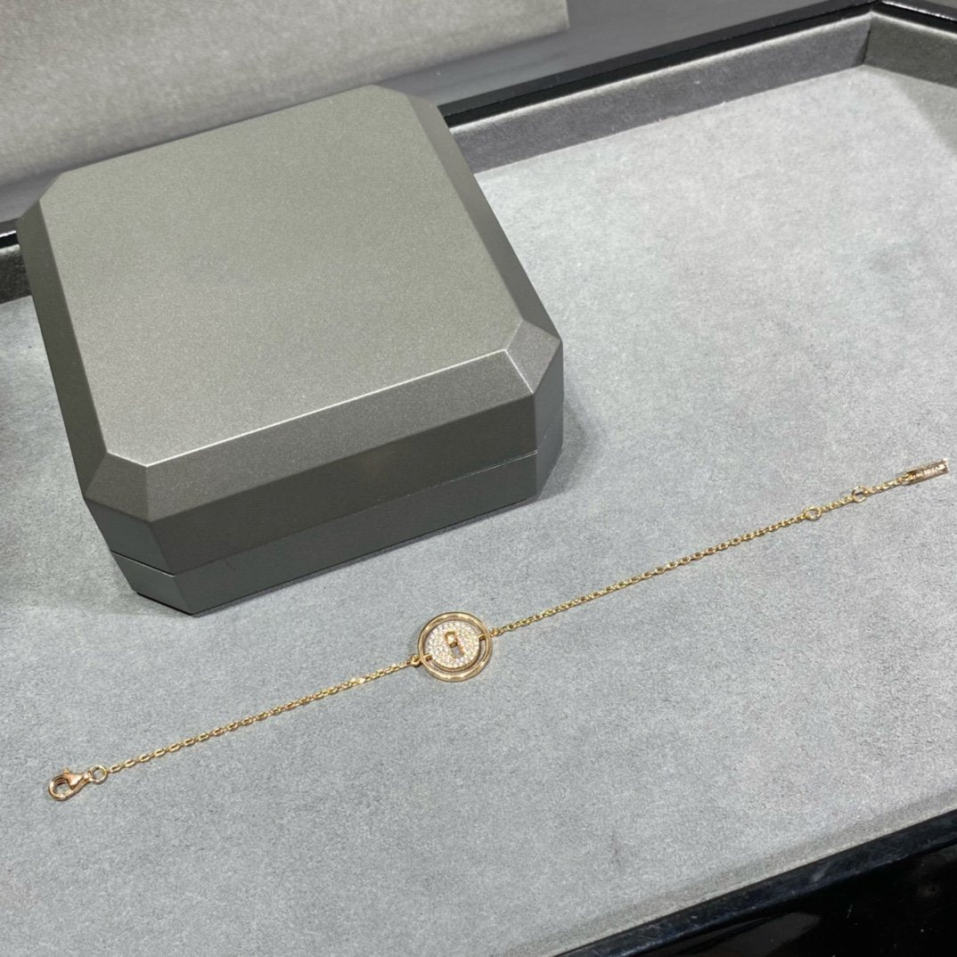 [Loco]LUCKY MOVE DIAMOND PAVED BRACELET