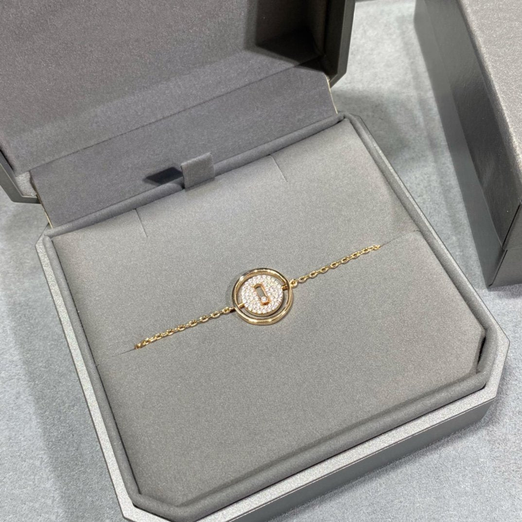 [Loco]LUCKY MOVE DIAMOND PAVED BRACELET