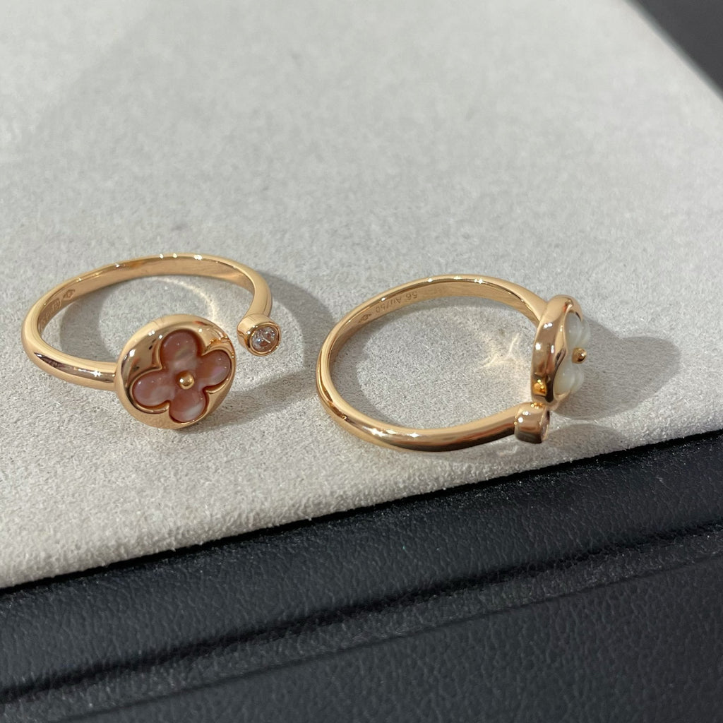 ¡®Loco¡¯SUN 1 DIAMOND PINK MOP RING