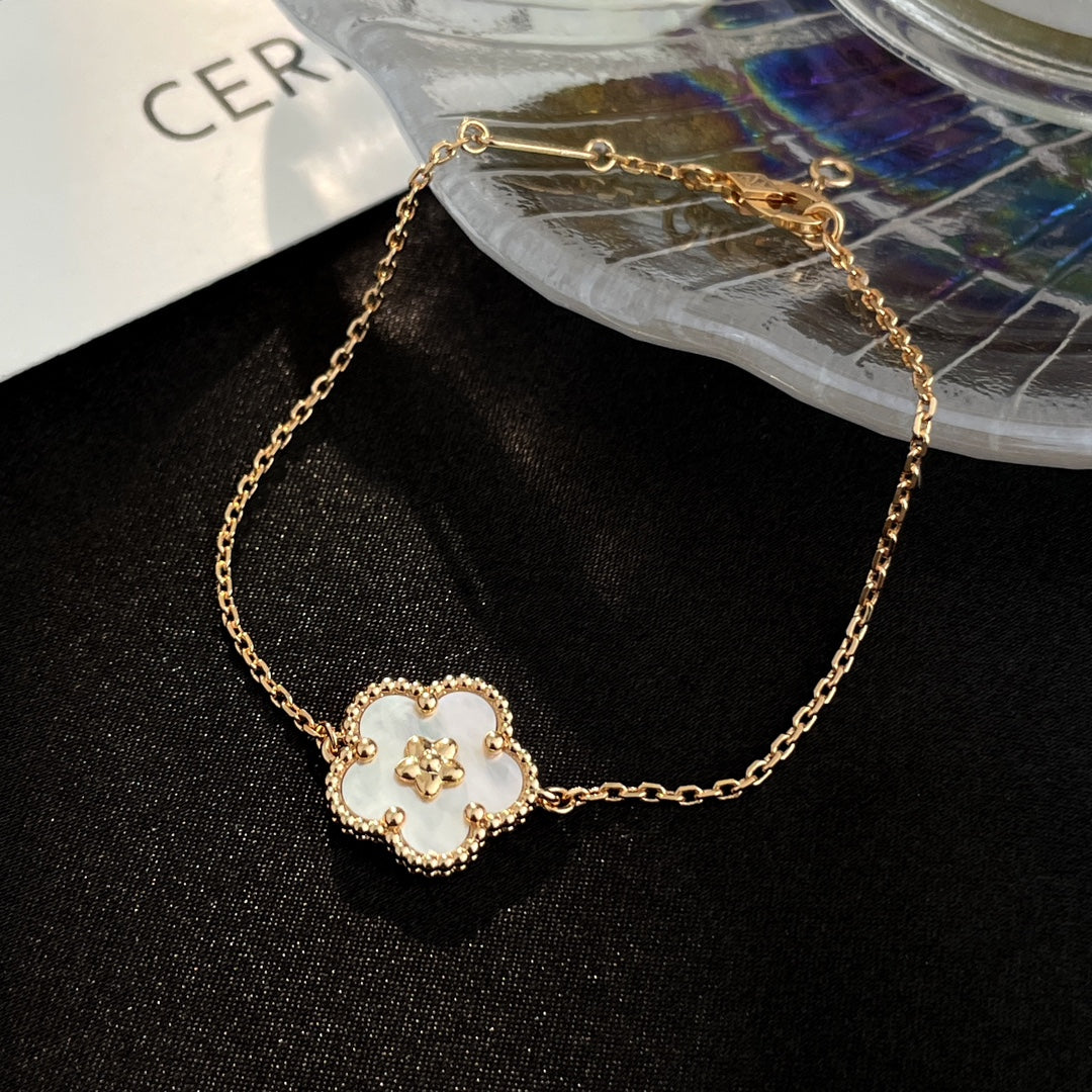 ¡®Loco¡¯LUCKY SPRING ROSE GOLD MOP BRACELET
